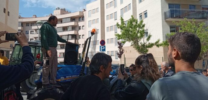 Un moment de la mobilització a Tarragona el 6 de maig